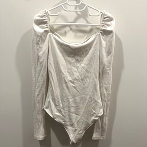 Abercrombie and Fitch puff sleeve bodysuit
